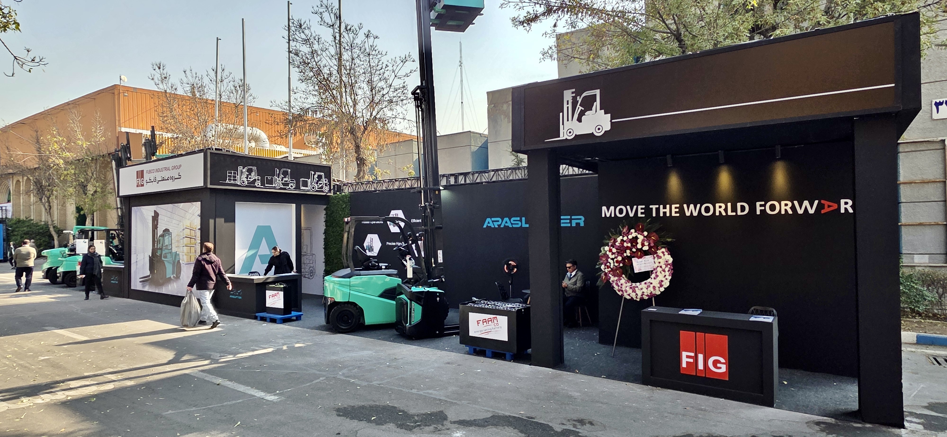 غرفه ارسلیفتر: نمایش لیفتراکها و راهکارهای جابهجای